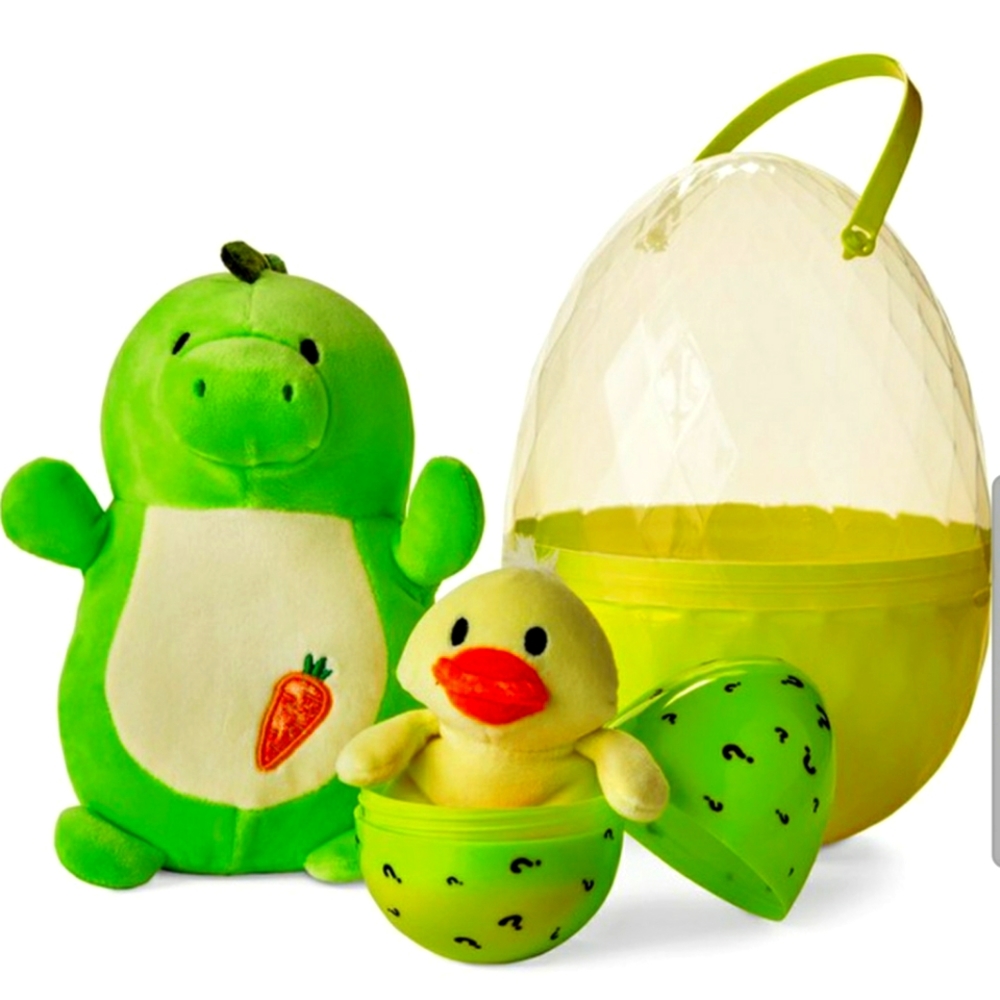 Squishmallows HugMee DANNY Dinosaur + Mystery Egg Bee Happy KELLYTOY SEALED aldi